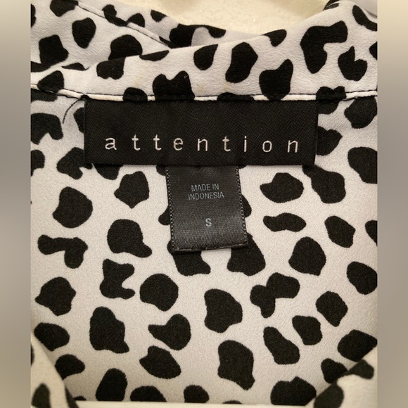 Attention Sleeveless Blouse in Small Cheetah Print Size S - Picture 5 of 8